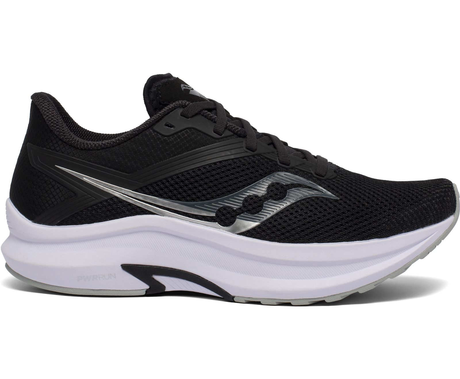 Men\'s Saucony Axon Running Shoes Black / White | Singapore 442MQZA